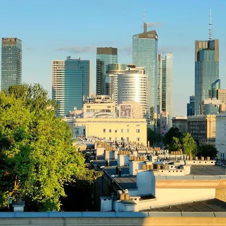 아파트 Nowolipki Studio, Center Skyline View - Warsawstay *